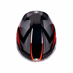 Agv K3 Kask Striga Siyah Gri Kırmızı