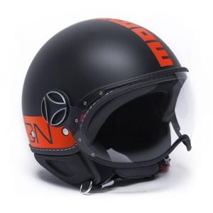 Momo Design FGTR Classic Kask Momo Flou  Matt Black Red