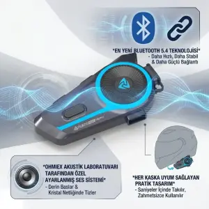 Nukrotech N6 Pro Mesh İnterkom Tekli