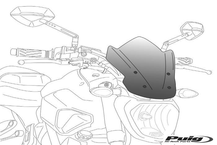 Puig 4117H Suzuki GSR600 Ön Cam