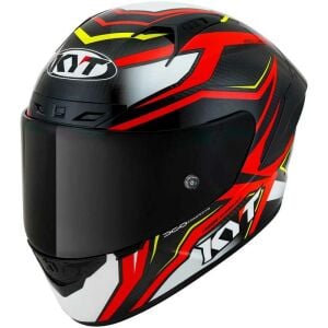 Kyt NZ-Race Karbon Kask Stride Kırmızı Beyaz