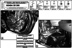 Givi TNH451 Honda CB 1300 - Cb 1300S Koruma Demiri