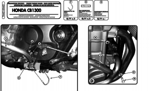 Givi TNH451 Honda CB 1300 - Cb 1300S Koruma Demiri