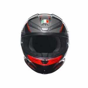AGV K6 S Kask Slashcut Gri Kırmızı
