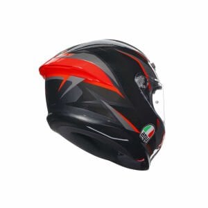 AGV K6 S Kask Slashcut Gri Kırmızı