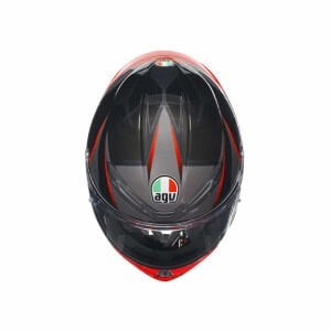 AGV K6 S Kask Slashcut Gri Kırmızı
