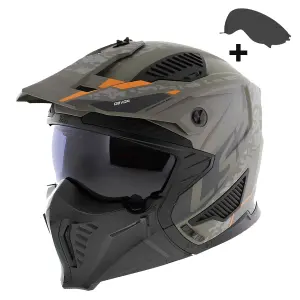 LS2 Drifter Devor Mat Kum Açık Kask