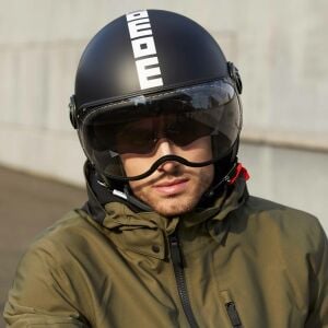 MomoDesign FGTR Evo Kask Matt Black White