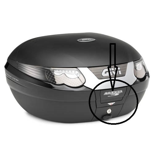 Givi Z398NTMR Çanta Kilit Mekanizması Gri Anahtarlı