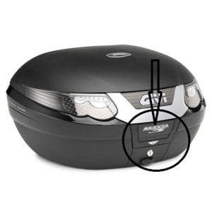 Givi Z398NTMR Çanta Kilit Mekanizması Gri Anahtarlı