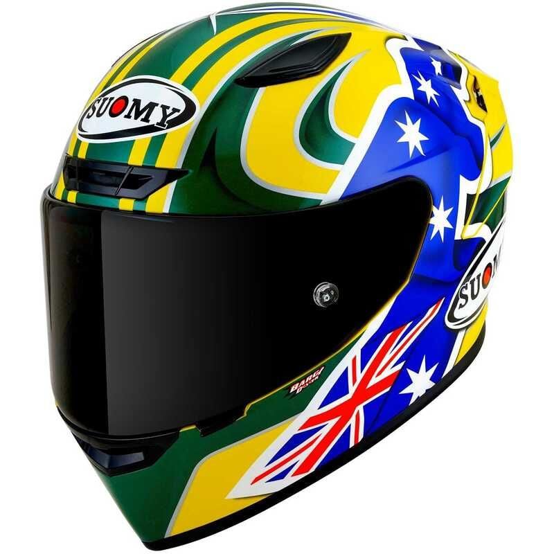 Suomy Track-1 Kask Troy Bayliss Replica 2005