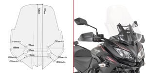 Givi D4120ST Kawasaki Versys 1000 Ön Cam