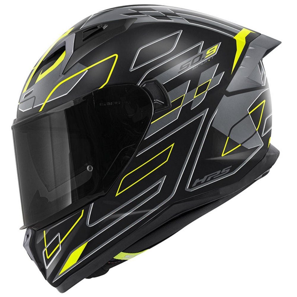 GIVI 50.9 Assault Kask Mat Siyah-Gri-Neon Sarı