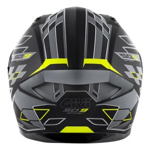 GIVI 50.9 Assault Kask Mat Siyah-Gri-Neon Sarı