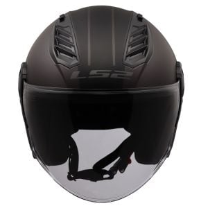 LS2 Airflow 2 Kask Cover Mat Siyah Gri