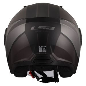 LS2 Airflow 2 Kask Cover Mat Siyah Gri