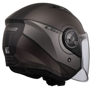 LS2 Airflow 2 Kask Cover Mat Siyah Gri