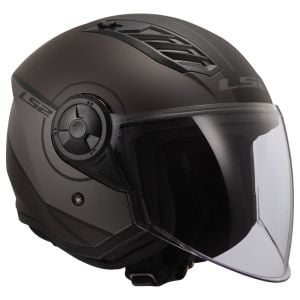 LS2 Airflow 2 Kask Cover Mat Siyah Gri