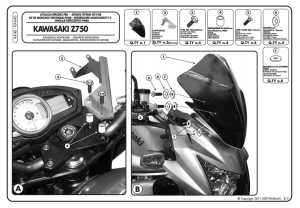Kappa KA446 Kawasaki Z750 Ön Cam