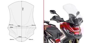 Givi D1156ST Honda X-Adv 750 Ön Cam
