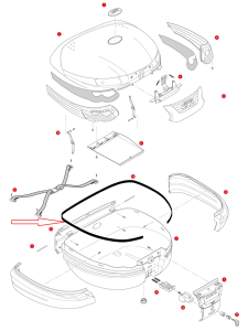 Givi Z1908R E55 Çanta Kapak Contası