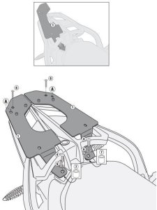 Givi SR5109 Bmw F 800 GT/R/ST Arka Çanta Demiri