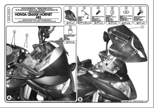 Kappa KA310 Honda CB600F Hornet Ön Cam