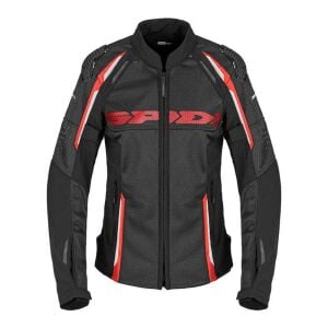 SPIDI Race Warrior 2 Net Kadın Yazlık Ceket Siyah-Kırmızı