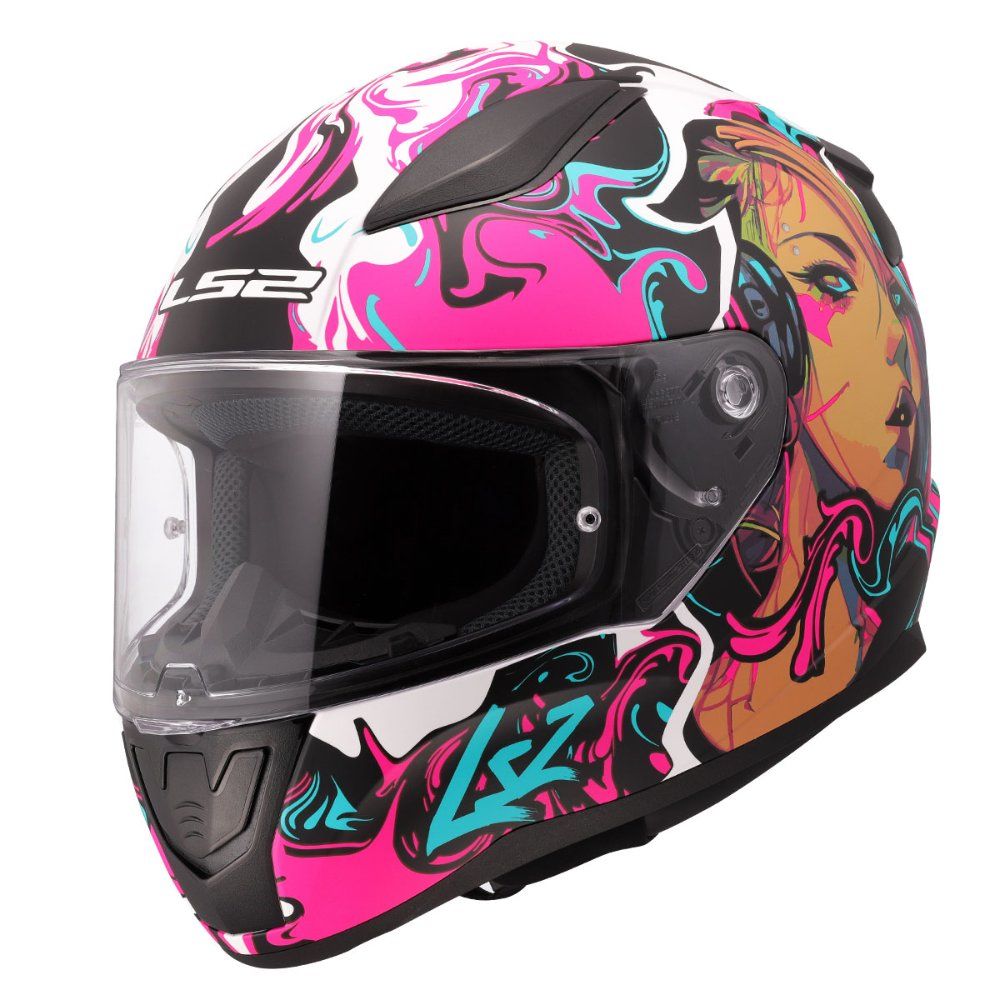 LS2 Rapid 2 Kask Cyberg Mat Mor