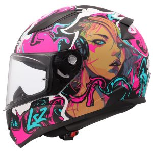 LS2 Rapid 2 Kask Cyberg Mat Mor