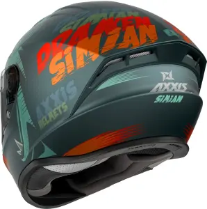 Axxis Draken S Kask SIMIAN B6 Matt Green