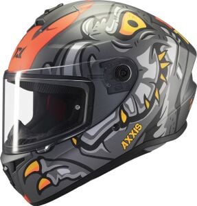 AXXIS Draken S Kask DINOOTON B5 Matt Red