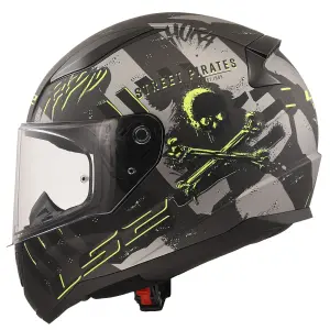LS2 Rapid 2 Kapalı Kask Pirates Titanium
