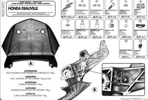 Givi E221M Honda NT 700 Deauville Arka Çanta Demiri