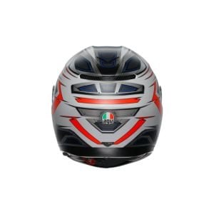 AGV K3 Kask Mplk Space Mat Beyaz Fluo Kırmızı Configuration