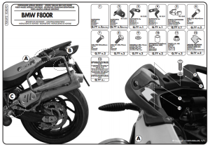 Kappa KLR693 Bmw F 800 R Yan Çanta Demiri