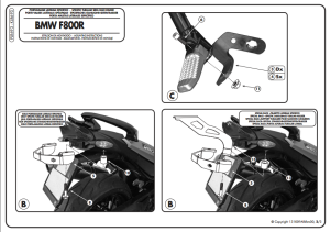 Kappa KLR693 Bmw F 800 R Yan Çanta Demiri