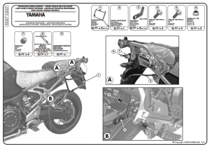 Kappa KLR367 Yamaha XT 1200Z Super Tenere Yan Çanta Demiri