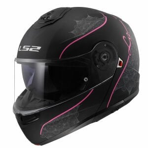 Ls2 Strobe 2 Kask Lux Mat Siyah Pembe