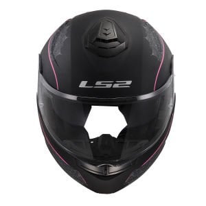 Ls2 Strobe 2 Kask Lux Mat Siyah Pembe