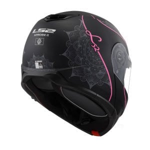 Ls2 Strobe 2 Kask Lux Mat Siyah Pembe