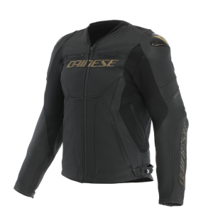 DAINESE CEKET RACING 5 LEATHER BLACK GOLD