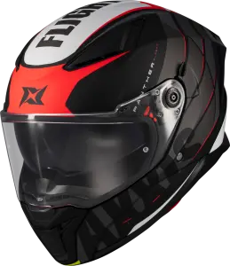 AXXIS PANTHER SV Kask Flight B5 Black Grey Red Glossy