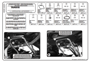 Kappa KLX359 Yamaha FZ1 1000 Yan Çanta Demiri