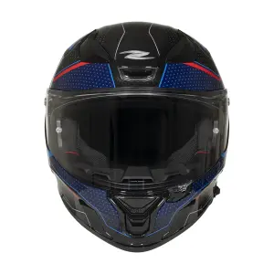 ZEUS ZS-837A AZ3 Kapalı Kask Siyah Mavi Kırmızı Gümüş