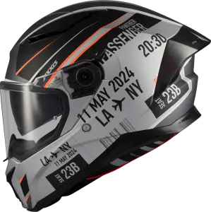 AXXIS PANTHER SV Kask Passenger A1 Black Grey Matt