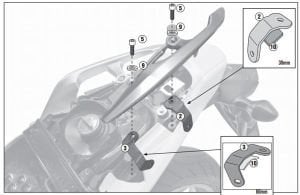 Givi 1109FZ Honda Integra 700 (12-13) Arka Çanta Demiri