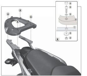 Givi 1109FZ Honda Integra 700 (12-13) Arka Çanta Demiri