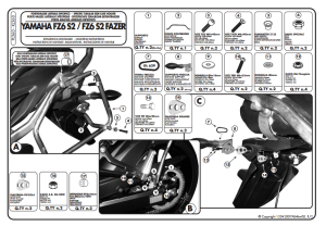 Kappa KL360 Yamaha FZ6 S2  Yan Çanta Demiri