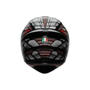 Agv K1 S Kask Lyzard Mat Siyah-Gri-Kırmızı Configuration